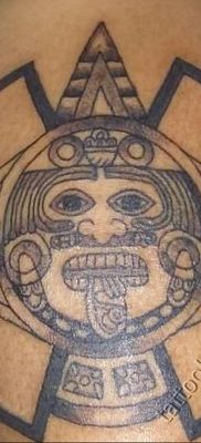 01.09.2018 №011 – tattoo headphones – a photo Aztec tattoos – tattoovalue.net