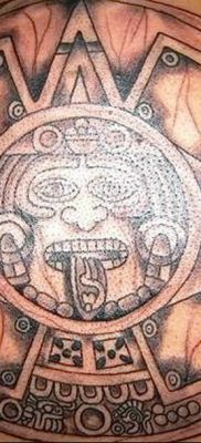 01.09.2018 №043 – tattoo headphones – a photo Aztec tattoos – tattoovalue.net
