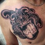01.09.2018 №049 - tattoo headphones - a photo Aztec tattoos - tattoovalue.net