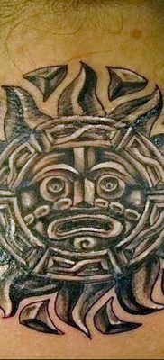 01.09.2018 №050 – tattoo headphones – a photo Aztec tattoos – tattoovalue.net
