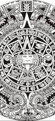 01.09.2018 №055 – tattoo headphones – a photo Aztec tattoos – tattoovalue.net