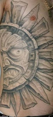 01.09.2018 №063 – tattoo headphones – a photo Aztec tattoos – tattoovalue.net