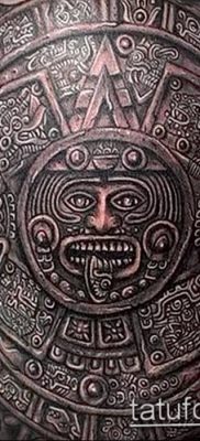 01.09.2018 №068 – tattoo headphones – a photo Aztec tattoos – tattoovalue.net