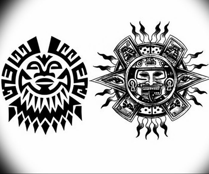01.09.2018 №009 - tattoo headphones - a photo Aztec tattoos - tattoovalue.net