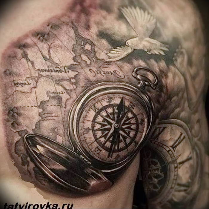Photo of an example of a drawing of a tattoo with an amulet 01.09.2018 №016 - tattoovalue.net