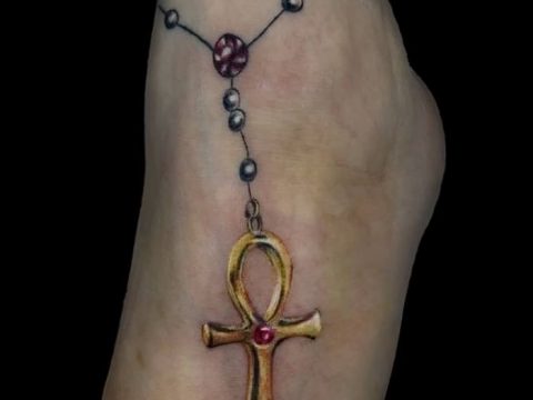 Photo of an example of a drawing of a tattoo with an amulet 01.09.2018 №020 - tattoovalue.net