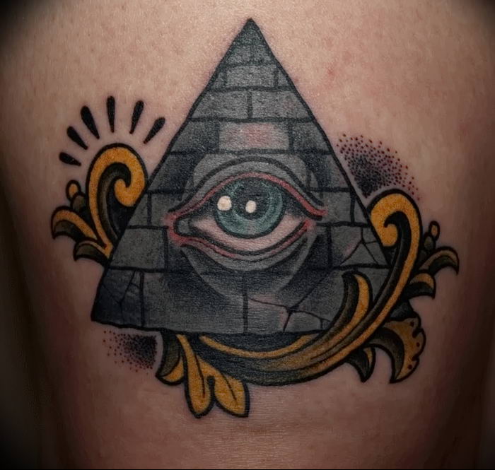 Photo of an example of a drawing of a tattoo with an amulet 01.09.2018 №063 - tattoovalue.net