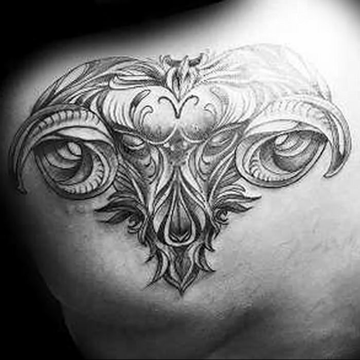 Photo of an example of a drawing of a tattoo with an amulet 01.09.2018 №070 - tattoovalue.net