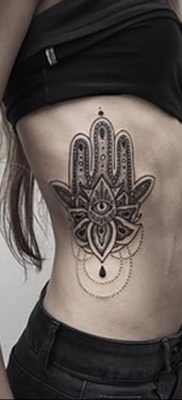 Photo of an example of a drawing of a tattoo with an amulet 01.09.2018 №122 – tattoovalue.net