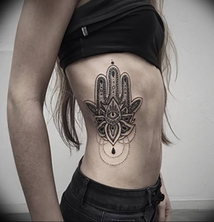 Photo of an example of a drawing of a tattoo with an amulet 01.09.2018 №122 - tattoovalue.net