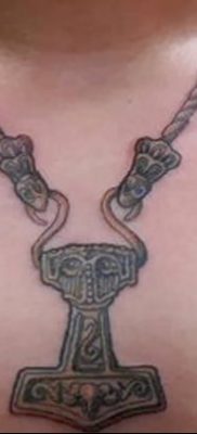Photo of an example of a drawing of a tattoo with an amulet 01.09.2018 №131 – tattoovalue.net
