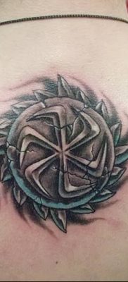 Photo of an example of a drawing of a tattoo with an amulet 01.09.2018 №133 – tattoovalue.net