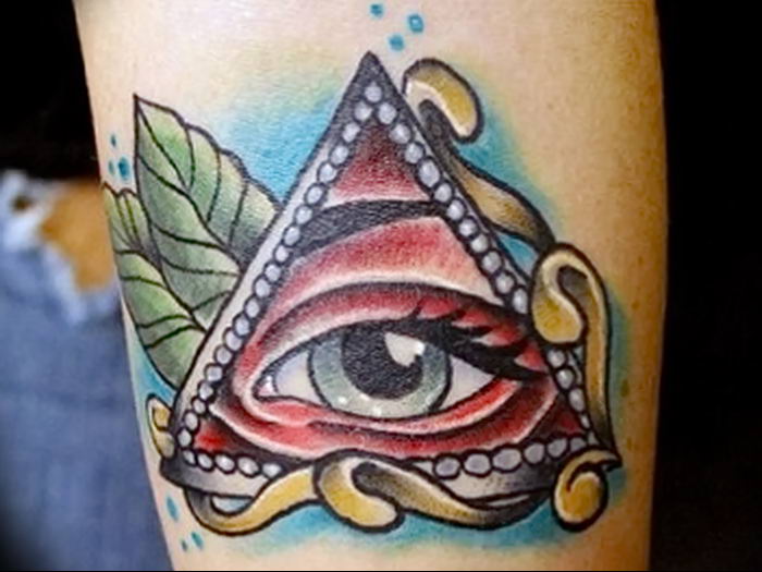 Photo of an example of a drawing of a tattoo with an amulet 01.09.2018 №137 - tattoovalue.net