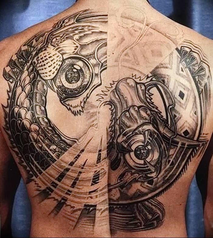 Photo of an example of a drawing of a tattoo with an amulet 01.09.2018 №142 - tattoovalue.net