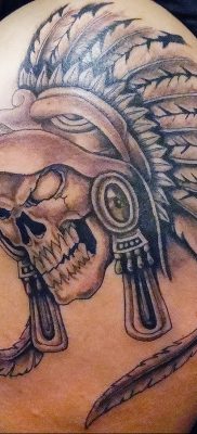 Photo of an example of a drawing of a tattoo with an amulet 01.09.2018 №154 – tattoovalue.net