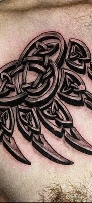 Photo of an example of a drawing of a tattoo with an amulet 01.09.2018 №169 – tattoovalue.net