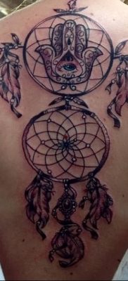 Photo of an example of a drawing of a tattoo with an amulet 01.09.2018 №175 – tattoovalue.net
