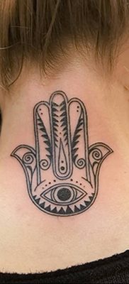 Photo of an example of a drawing of a tattoo with an amulet 01.09.2018 №179 – tattoovalue.net