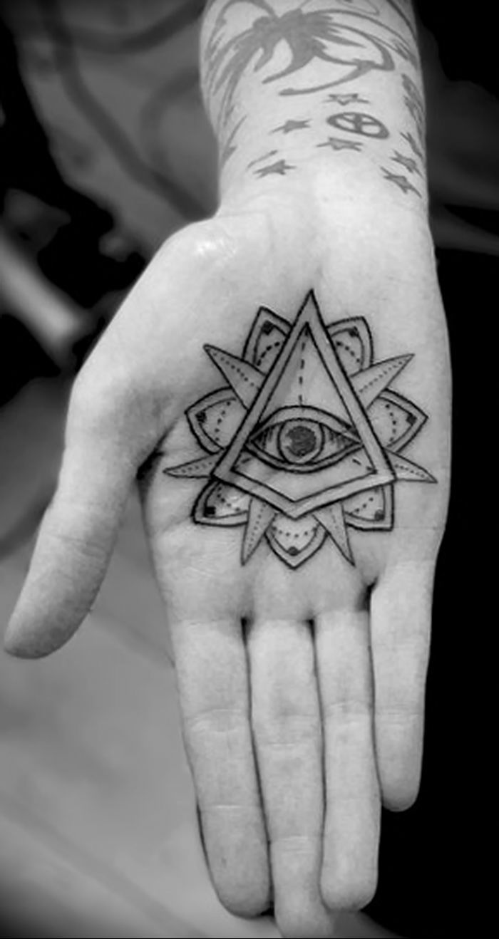 Photo of an example of a drawing of a tattoo with an amulet 01.09.2018 №182 - tattoovalue.net