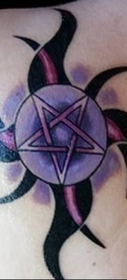 Photo of an example of a drawing of a tattoo with an amulet 01.09.2018 №195 – tattoovalue.net