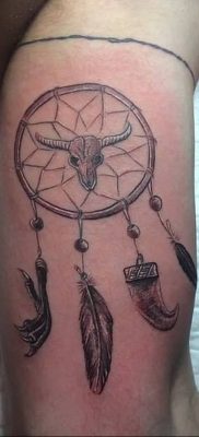 Photo of an example of a drawing of a tattoo with an amulet 01.09.2018 №201 – tattoovalue.net
