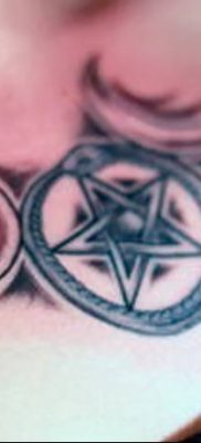 Photo of an example of a drawing of a tattoo with an amulet 01.09.2018 №205 – tattoovalue.net