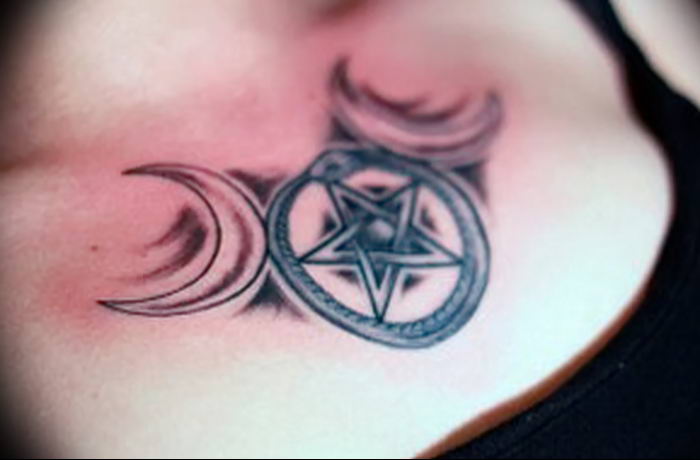 Photo of an example of a drawing of a tattoo with an amulet 01.09.2018 №205 - tattoovalue.net