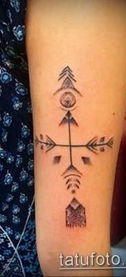 Photo of an example of a drawing of a tattoo with an amulet 01.09.2018 №234 – tattoovalue.net
