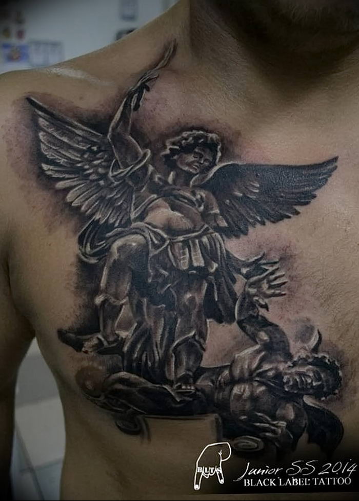 75 MindBlowing Saint Michael Tattoos And Their Meaning  AuthorityTattoo