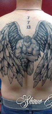 Photo tattoo Archangel Michael от 07.09.2018 №008 – drawing example – tattoovalue.net