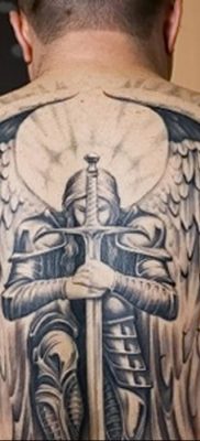 Photo tattoo Archangel Michael от 07.09.2018 №009 – drawing example – tattoovalue.net