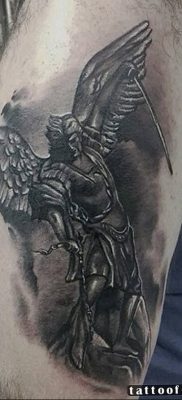 Photo tattoo Archangel Michael от 07.09.2018 №035 – drawing example – tattoovalue.net