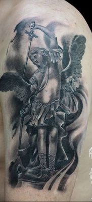 Photo tattoo Archangel Michael от 07.09.2018 №038 – drawing example – tattoovalue.net