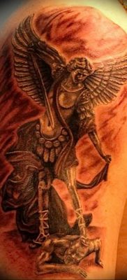 Photo tattoo Archangel Michael от 07.09.2018 №042 – drawing example – tattoovalue.net