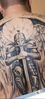 Photo tattoo Archangel Michael от 07.09.2018 №045 – drawing example – tattoovalue.net