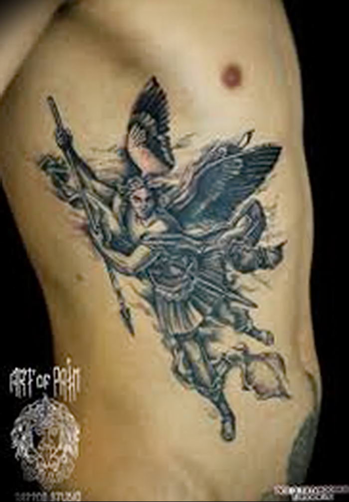 Photo tattoo Archangel Michael от 07.09.2018 №047 - drawing example - tattoovalue.net