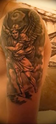 Photo tattoo Archangel Michael от 07.09.2018 №052 – drawing example – tattoovalue.net