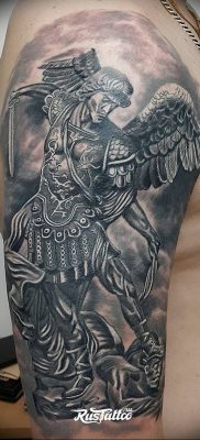 Photo tattoo Archangel Michael от 07.09.2018 №065 – drawing example – tattoovalue.net
