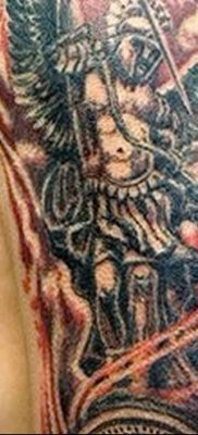 Photo tattoo Archangel Michael от 07.09.2018 №069 – drawing example – tattoovalue.net