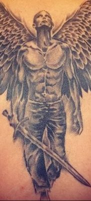 Photo tattoo Archangel Michael от 07.09.2018 №083 – drawing example – tattoovalue.net