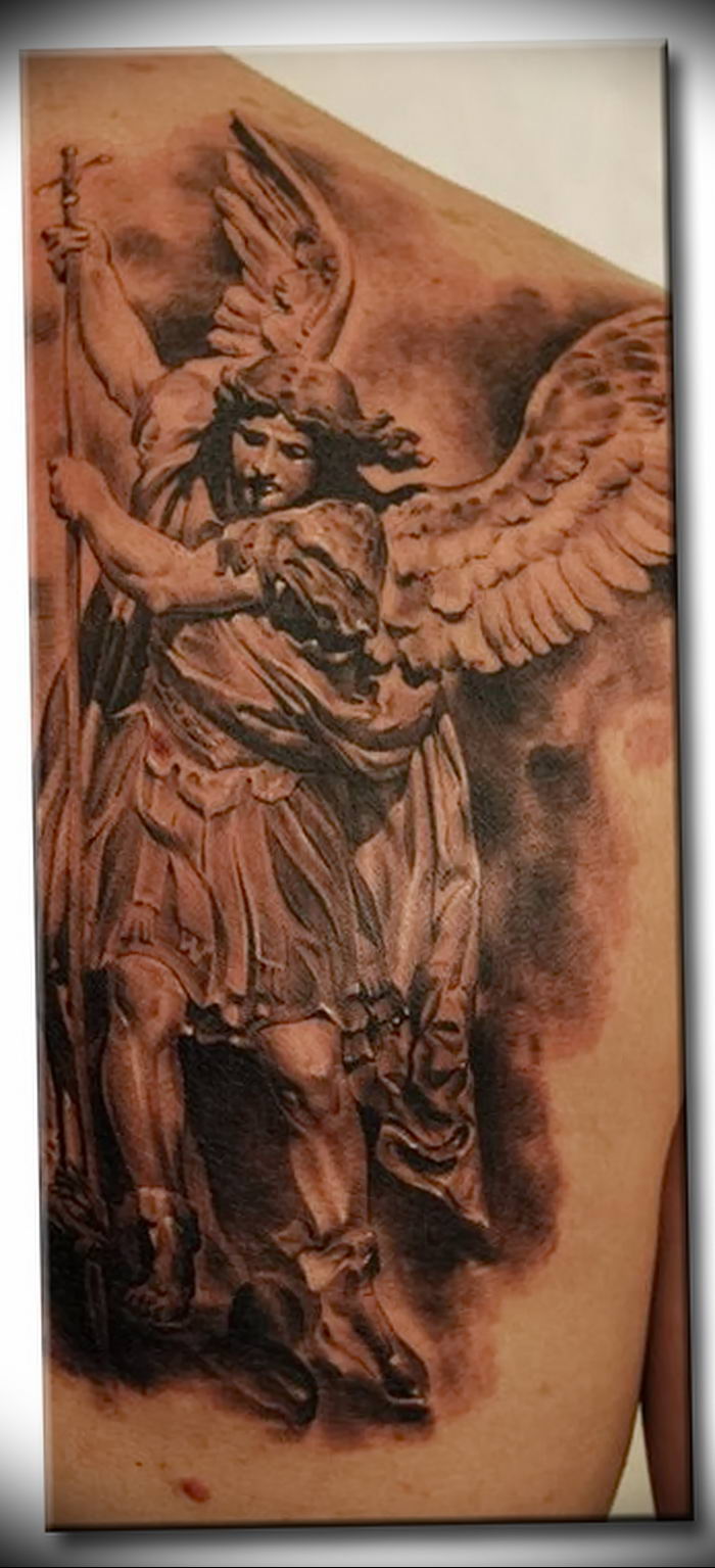 Photo tattoo Archangel Michael от 07.09.2018 №090 - drawing example - tattoovalue.net