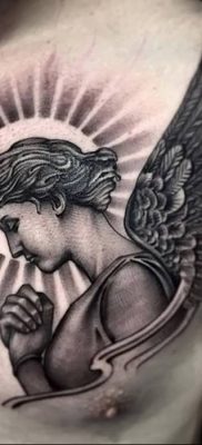 Photo tattoo angel от 08.09.2018 №112 – drawing example – tattoovalue.net