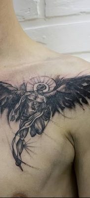 Photo tattoo angel от 08.09.2018 №159 – drawing example – tattoovalue.net