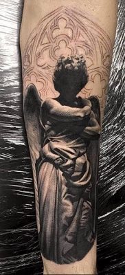 Photo tattoo angel от 08.09.2018 №207 – drawing example – tattoovalue.net