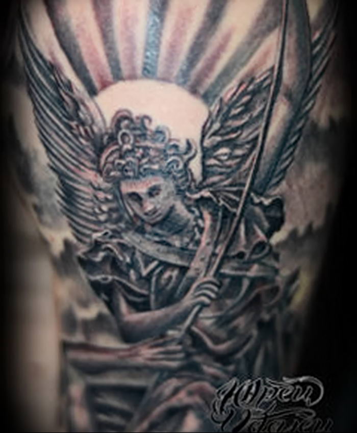 Photo tattoo angel от 08.09.2018 №033 - drawing example - tattoovalue.net