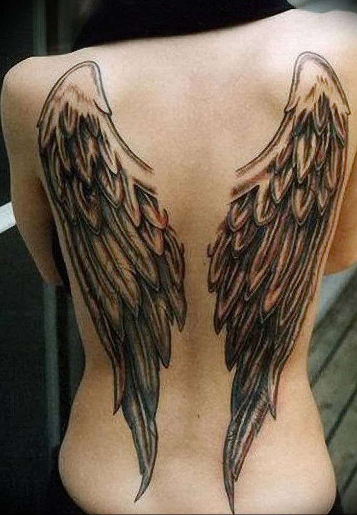 Photo tattoo angel от 08.09.2018 №065 - drawing example - tattoovalue.net