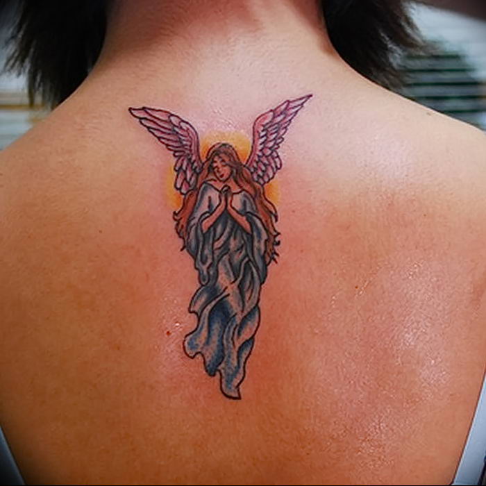 Photo tattoo angel от 08.09.2018 №085 - drawing example - tattoovalue.net