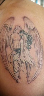 Photo tattoo angel от 08.09.2018 №114 – drawing example – tattoovalue.net