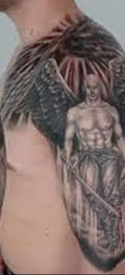Photo tattoo angel от 08.09.2018 №137 – drawing example – tattoovalue.net