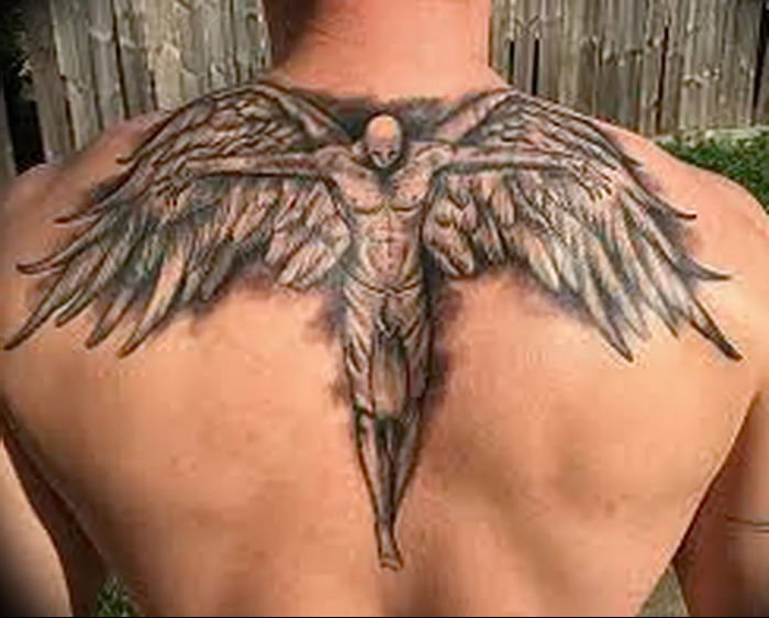 Photo tattoo angel от 08.09.2018 №138 - drawing example - tattoovalue.net